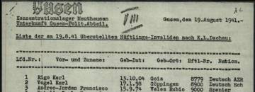 Vogel, Karl Transport nach Hartheim