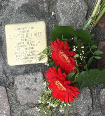 Stolperstein Friedrich Alle